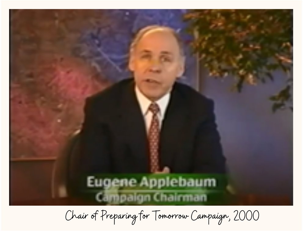 Eugene Applebaum speaking on television