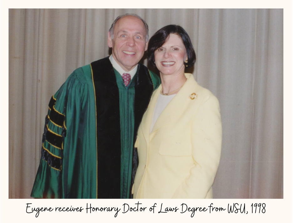 Eugene Applebaum received honorary doctorate degree