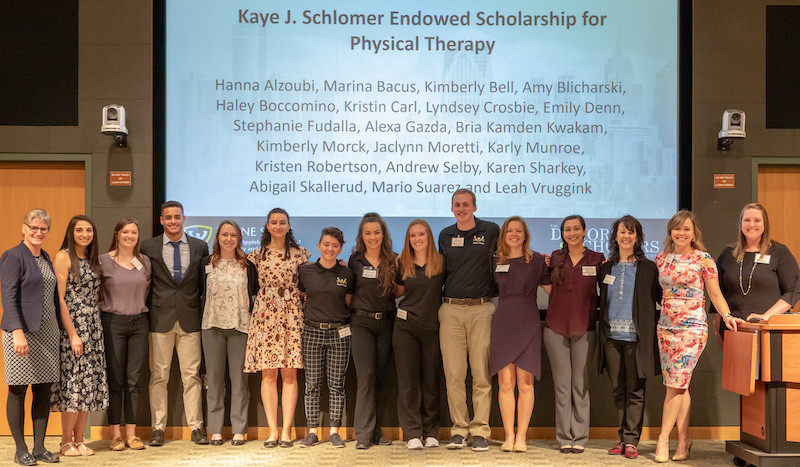 2019 Donors & Scholars PT group photo