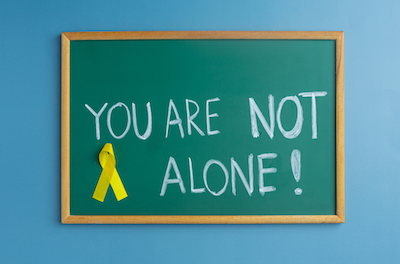 chalkboard: You are not alone